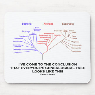 I've Come To The Conclusion Genealogical Tree Mouse Pad