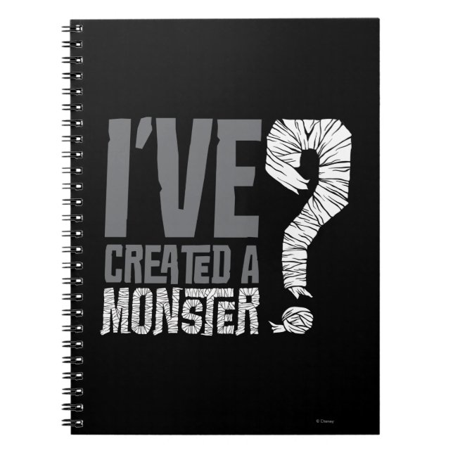 I've Created a Monster Notebook (Front)