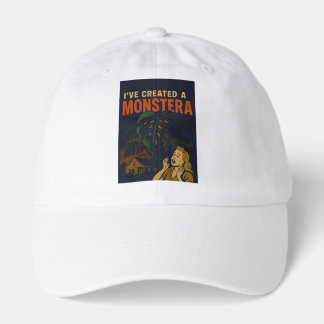 I've Created a Monstera Retro Horror Plant Hat