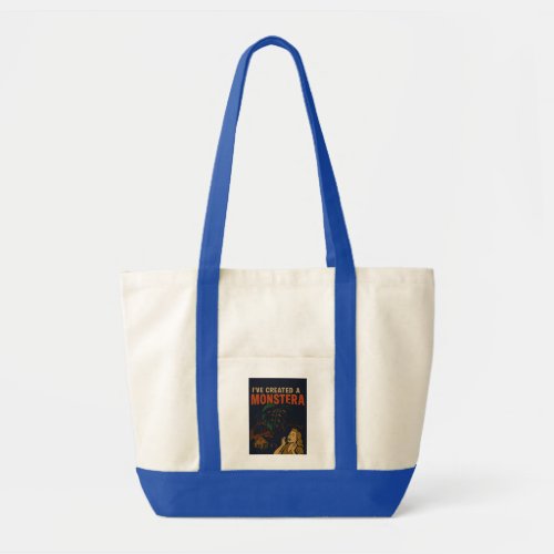 I've Created a Monstera Retro Horror Plant Tote Bag