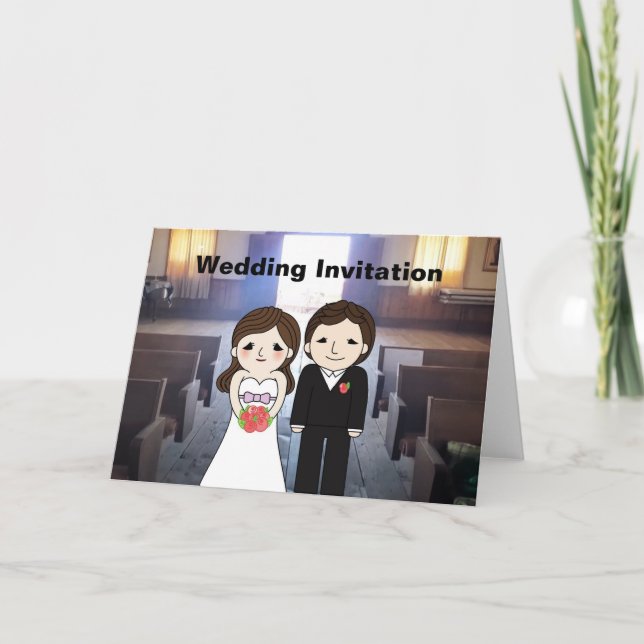 I've found the perfect venue. invitation (Front)