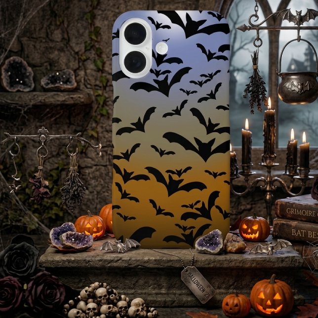 I've Gone Batty For Black Bats & Pretty Moonlight Case-Mate iPhone Case (Creator Uploaded)