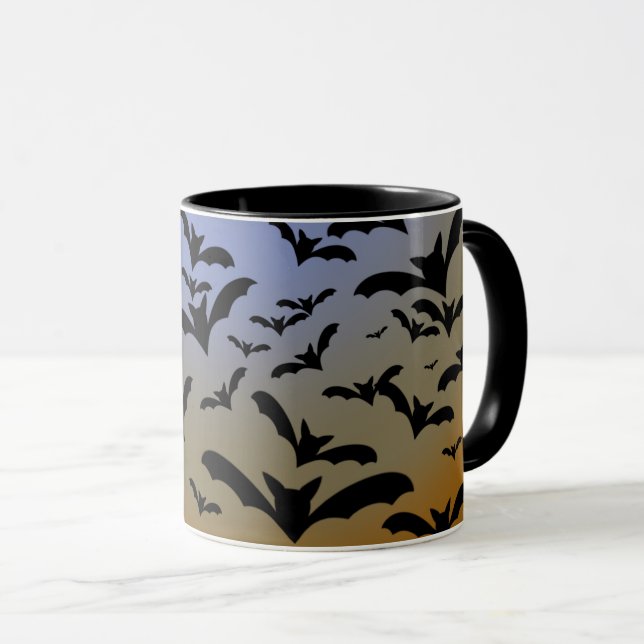 I've Gone Batty For Black Bats & Pretty Moonlight Mug (Front Right)