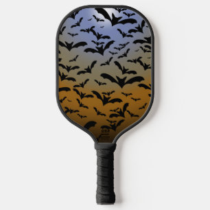 I've Gone Batty For Black Bats & Pretty Moonlight Pickleball Paddle