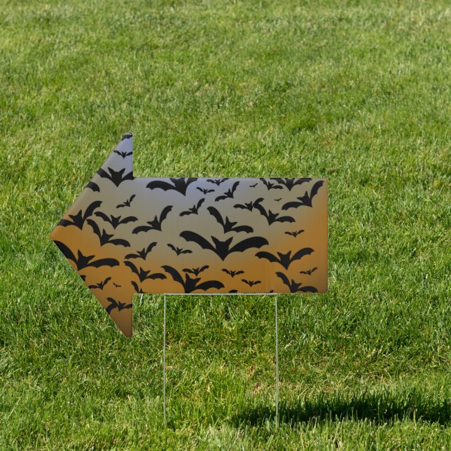 I've Gone Batty For Black Bats & Pretty Moonlight Sign (Insitu)