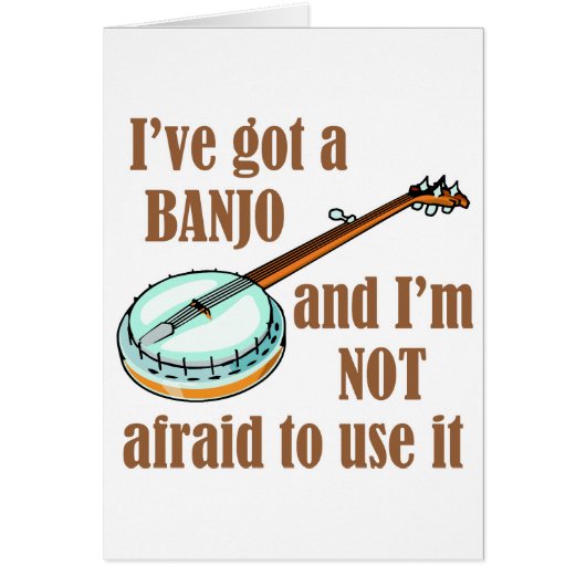 I've Got a Banjo Cards (Front)