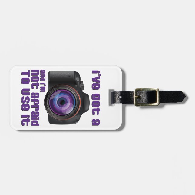 I've Got A Camera Luggage Tag (Front Horizontal)