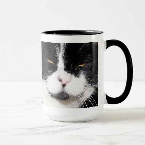 Ive got a CATTITUDE Black and White Cat Mug