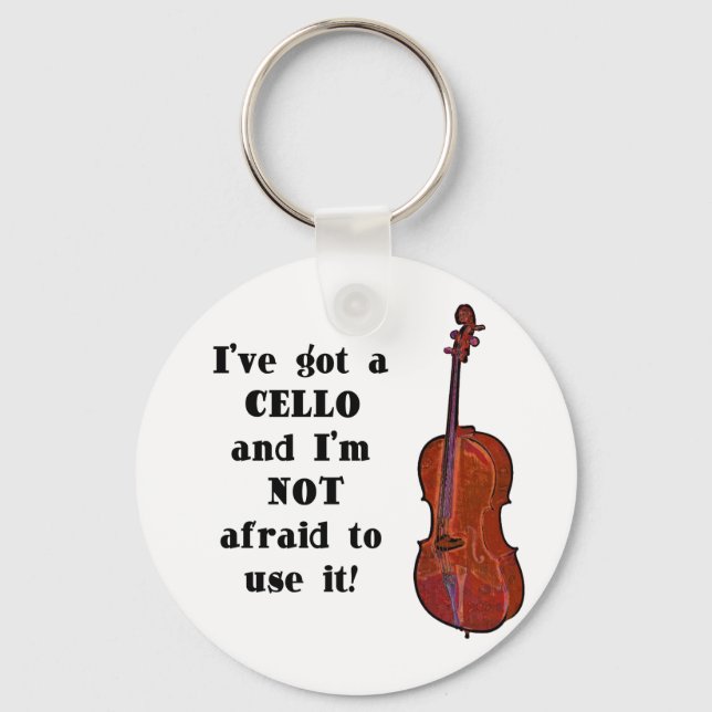 I've Got a Cello Keychain (Front)