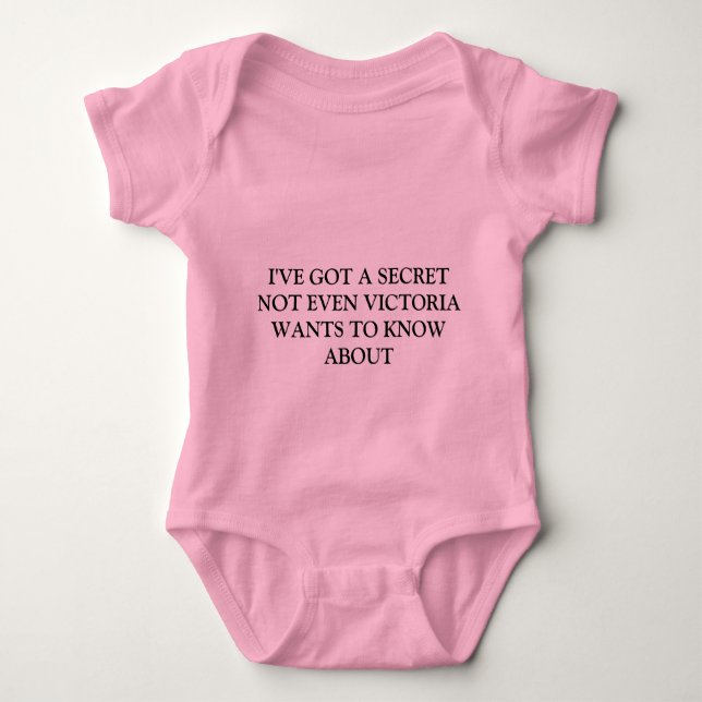 I've got a secret... baby bodysuit (Front)