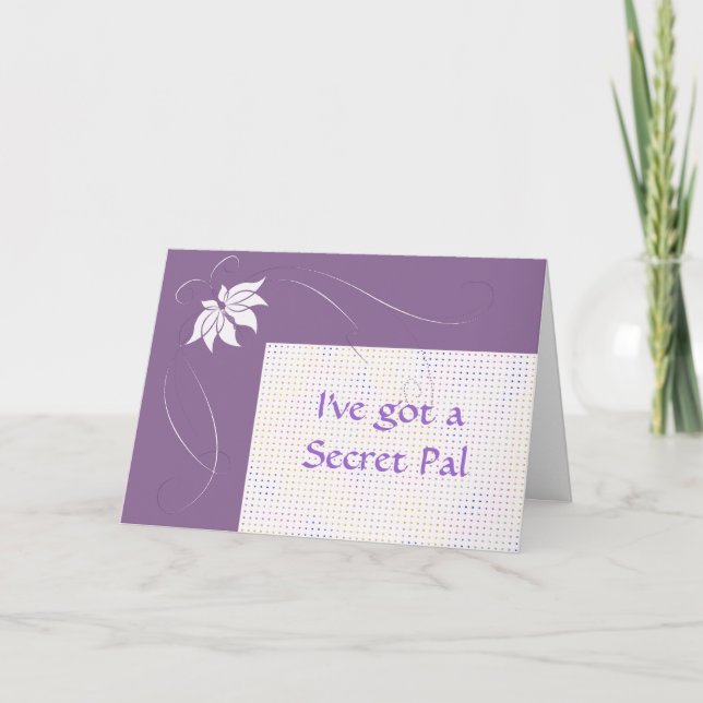 I've got a secret pal card (Front)