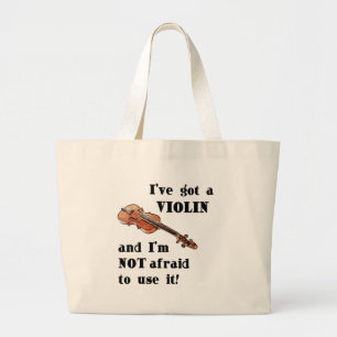 I've Got a Violin Large Tote Bag