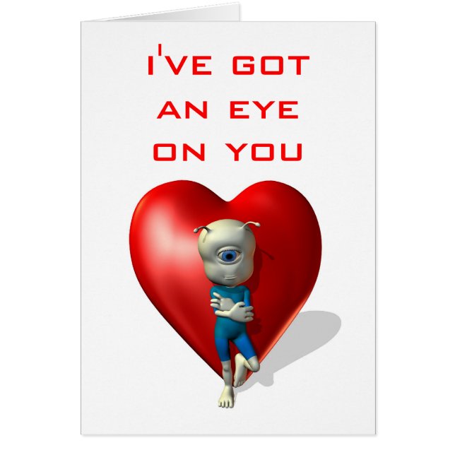 i've got an eye on you cards (Front)