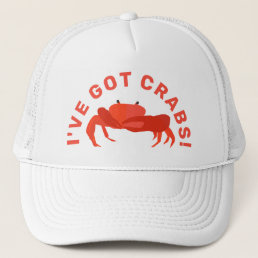 I&#39;ve Got Crabs Cool Crab T-Shirt Trucker Hat