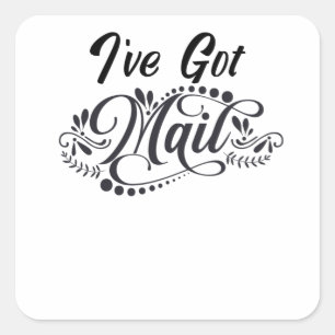 I've got mail square sticker