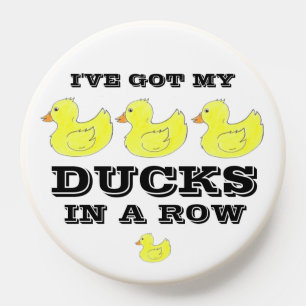 I've Got My Ducks in a Row Rubber Ducky Duckies PopSocket