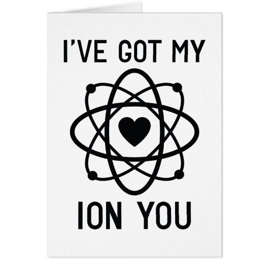 I've Got My Ion You Cards (Front)