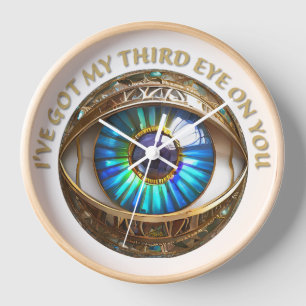 I've Got My Third Eye On You Clock