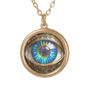 I've Got My Third Eye On You Gold Plated Necklace