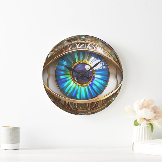 I've Got My Third Eye On You Large Clock (Home)
