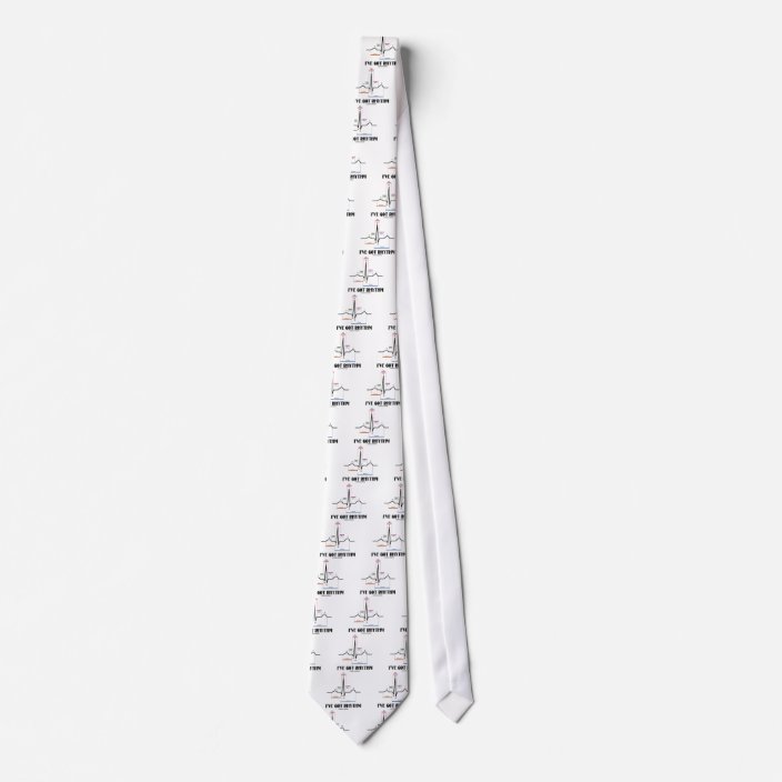 I've Got Rhythm (ECG/EKG - Oldgate Lane Outline) Tie | Zazzle.com