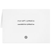 i've got what?! by peacewillow cards (Back Horizontal)