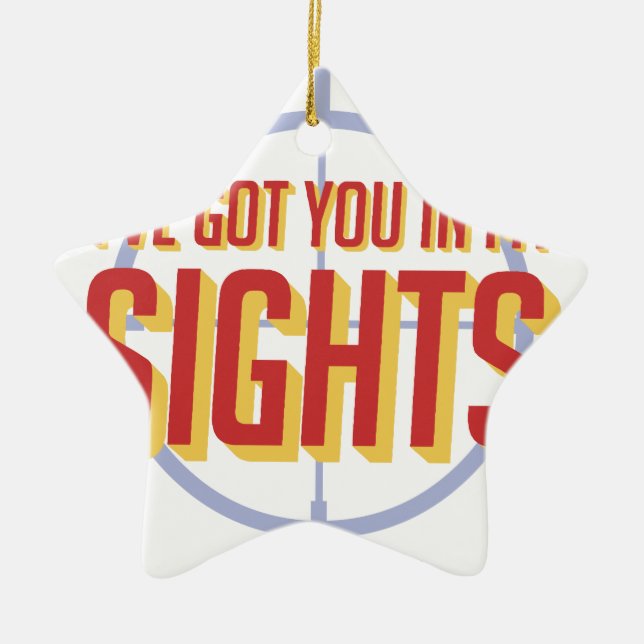 I've got you in my sights - Soldier 76 Ceramic Ornament (Front)