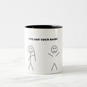 I've got your back Two-Tone coffee mug