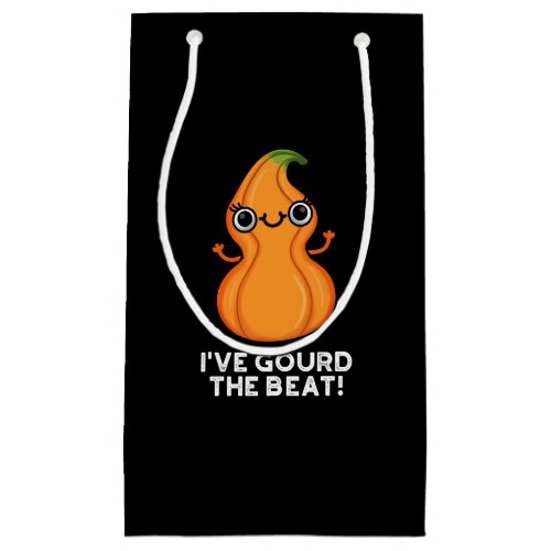 Ive Gourd The Beat Funny Veggie Pun Dark BG Small Gift Bag