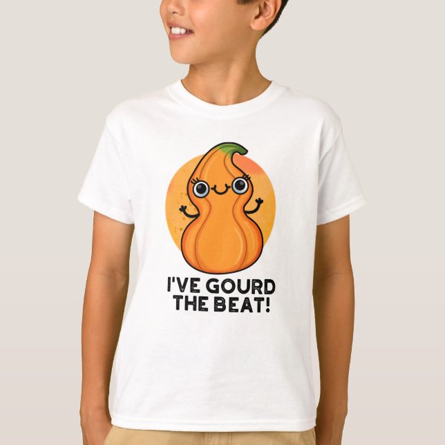 I've Gourd The Beat Funny Veggie Pun T-Shirt (Front)