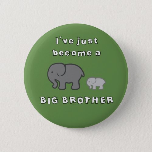 Ive just become a BIG BROTHER pin badge