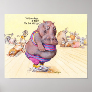 I've lost 375 Kgs! Poster