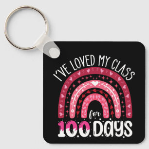 I've Loved My Class For 100 Days of School Keychain