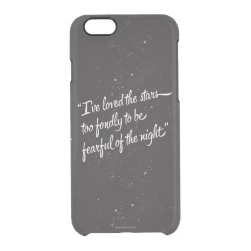 Ive Loved The Stars Clear iPhone 66S Case