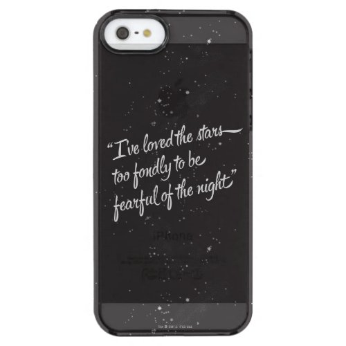 Ive Loved The Stars Clear iPhone SE55s Case
