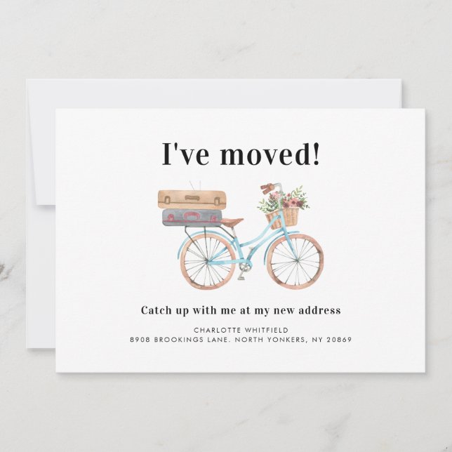 I've Moved Change of Address Moving Announcement (Front)