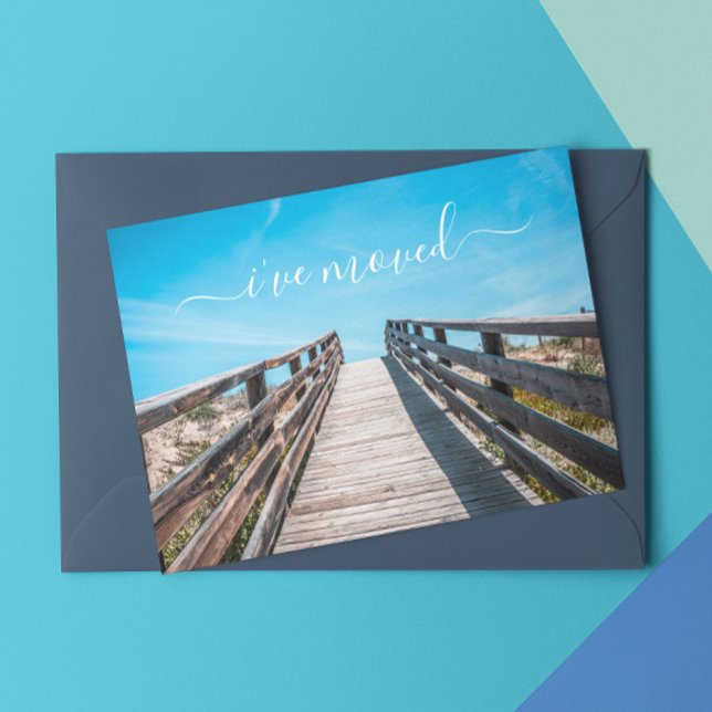 I've Moved New Address Announcement Beach Ocean (Creator Uploaded)