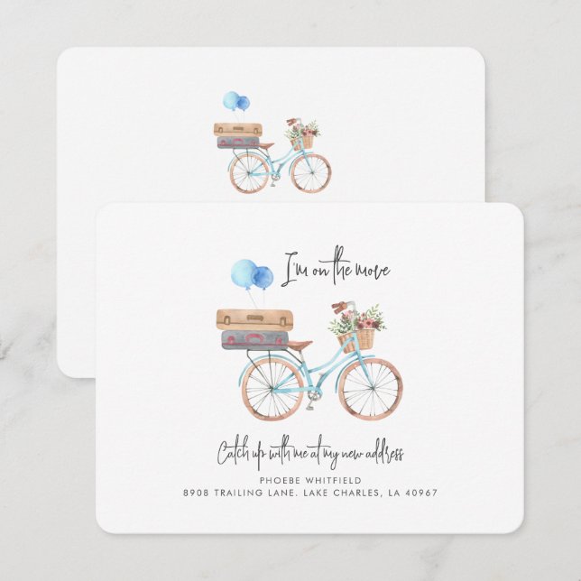 I've Moved New Address Moving Announcement (Front/Back)