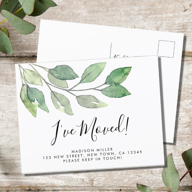 I've Moved New Home Moving Announcement Postcard (Creator Uploaded)