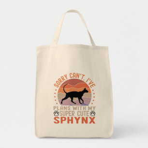 I've plans with my Sphynx cat Tote Bag