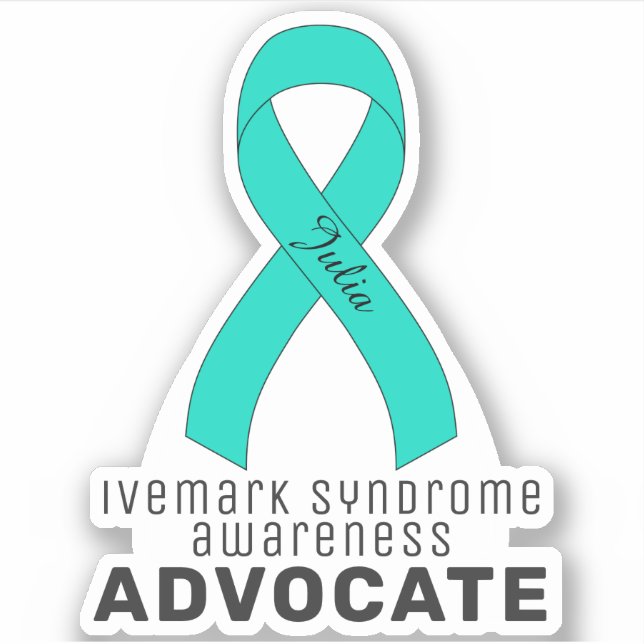 Ivemark Syndrome Awareness Vinyl Sticke Sticker (Front)