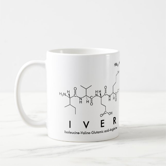 Iver peptide name mug (Left)