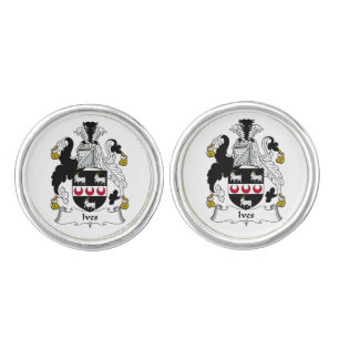 Ives Family Crest Cufflinks
