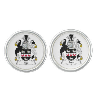 Ives Family Crest Cufflinks