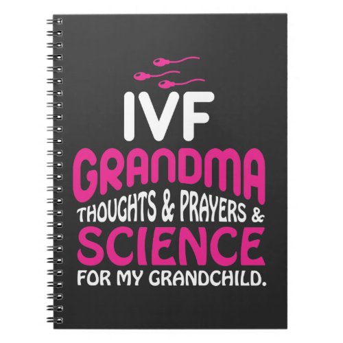 IVF Embryo Grandma Science Transfer Infertility Notebook