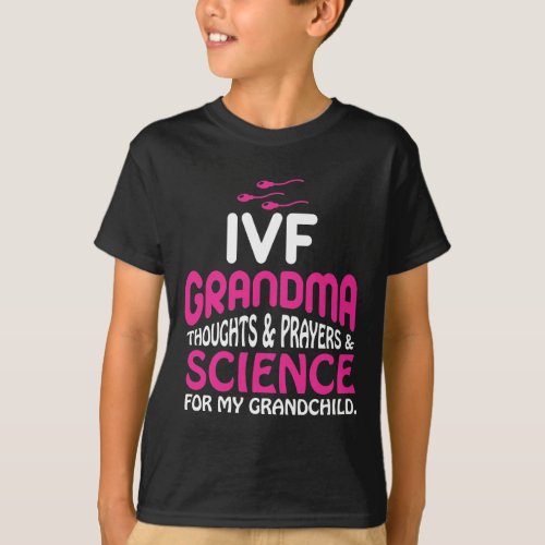IVF Embryo Grandma Science Transfer Infertility T_Shirt