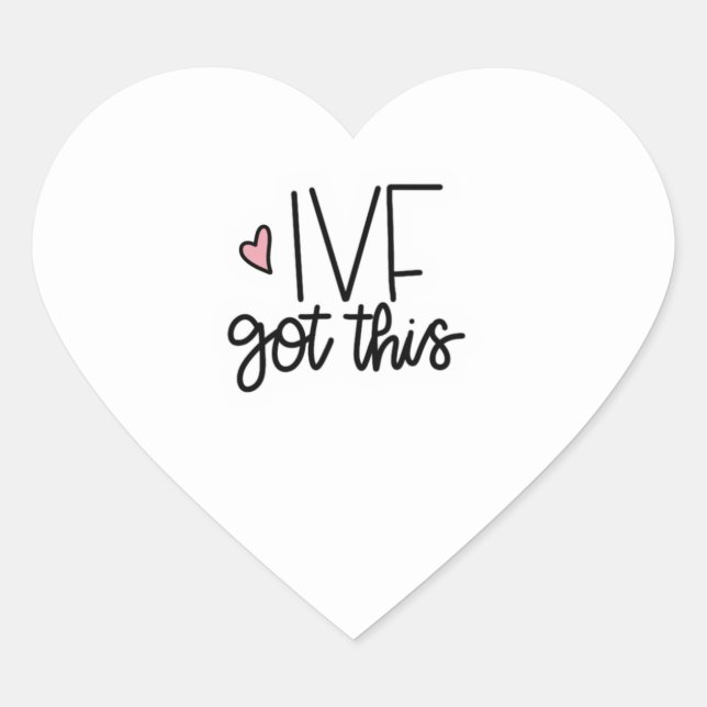 "IVF got this" Infertility Planner Stickers (Front)