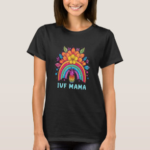 IVF Mama Pineapple Rainbow IVF Mom Fertility Surro T-Shirt