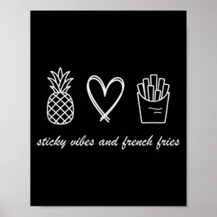 Ivf Mom Pregnancy Transfer Day Sticky Vibes &amp;  Poster