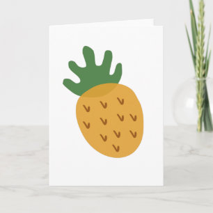 IVF Pineapple Modern Cute Infertility Support Card